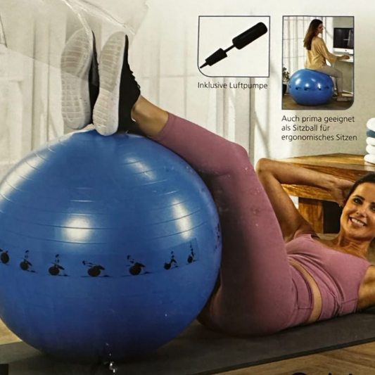 Ballbezug Set Plus Übungsballbezug 55/65/75 cm Yoga Ball Hülle Mit Griff