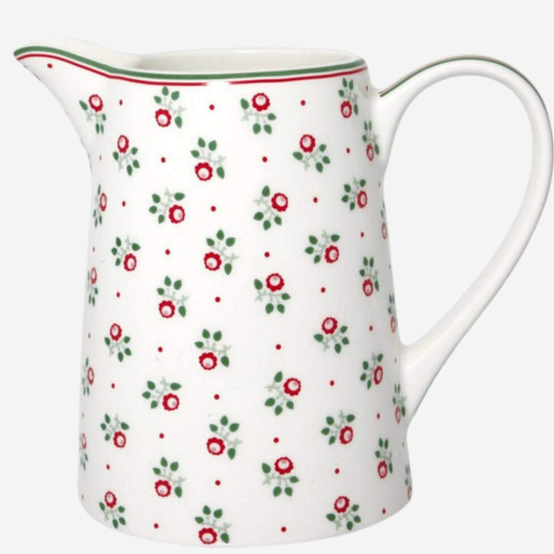 Greengate Krug Abi petit weiß 1 Liter