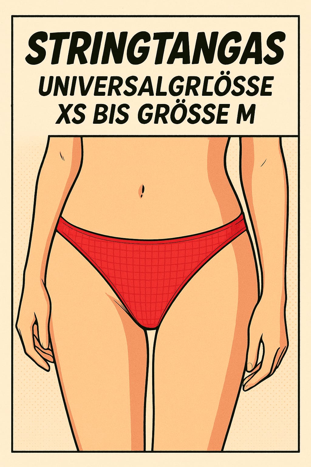 String Tangas 6er Set Universal Größe XS bis M