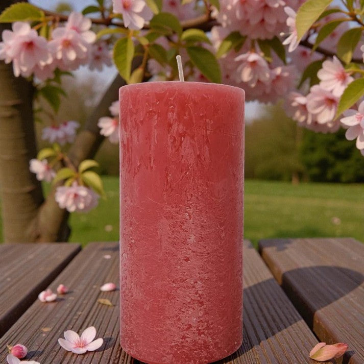 4er Set Candle Rustik Kerze 140x70 mm von Richard Wenzel