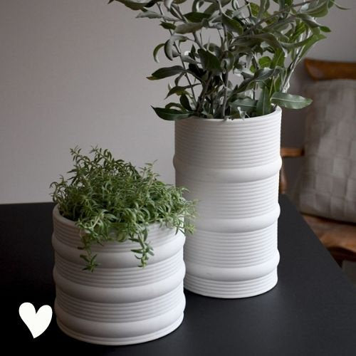 Storefactory Arby Weißer Blumentopf/Vase Neu