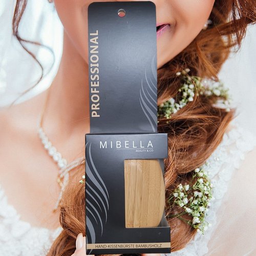 Haarbürste aus Bambusholz von Mibella