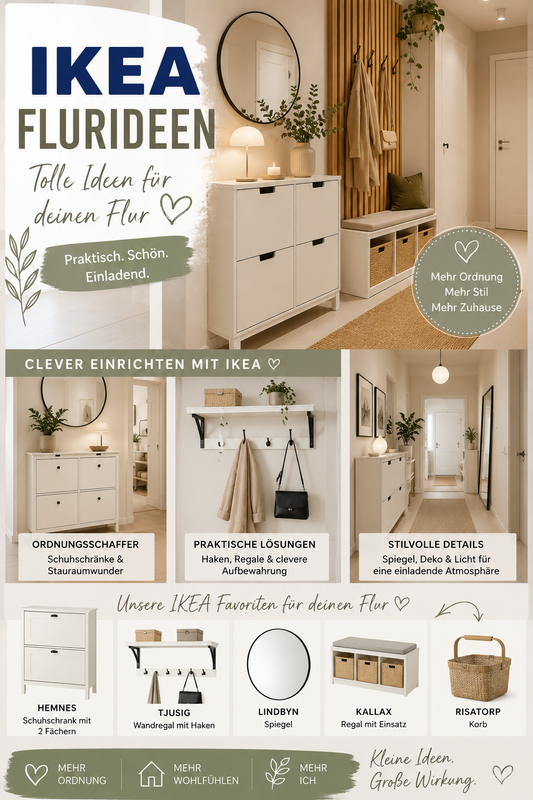 Wie du dein Flur mit Ikea verschönern kannst