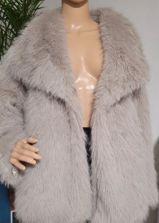 Teddy Jacke kann auch in L getragen werden Neu