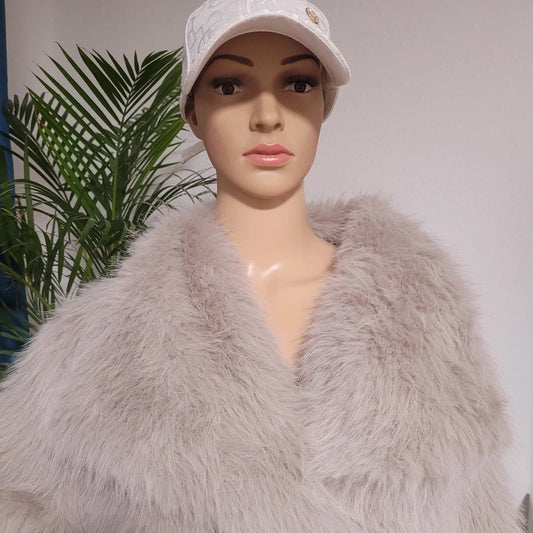 Teddy Jacke kann auch in L getragen werden Neu