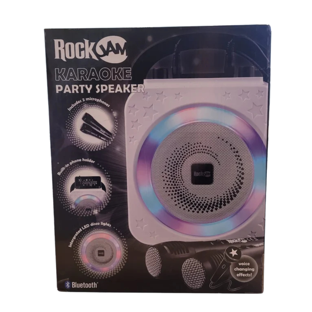 RockJam Ring Bluetooth Karaoke Machine with Two Mics ( Retouren)