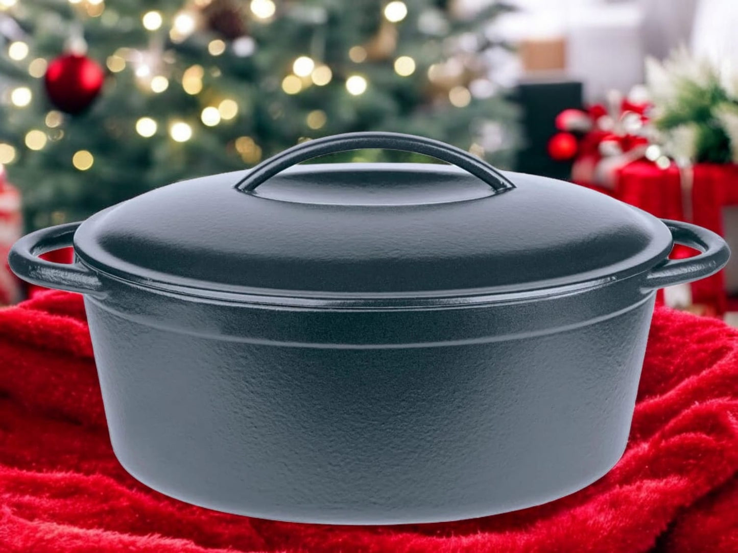 GSW Gusseisen Kochtopf, 33 x 25 cm