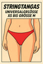 String Tangas 6er Set Universal Größe XS bis M