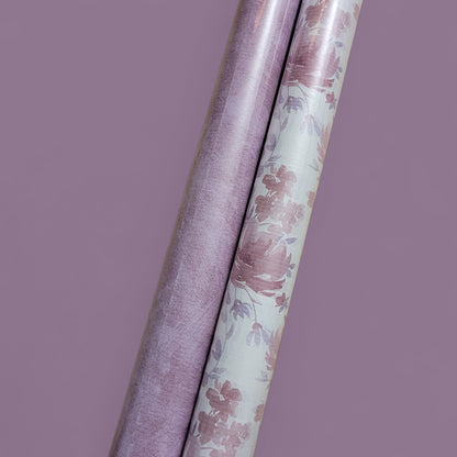 Geschenkpapier Kraft auf Rolle im 2er Set