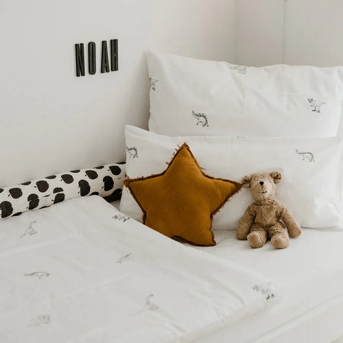 Eulenschnitt Bettwäsche Dinosaurier