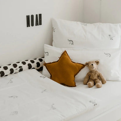 Eulenschnitt Bettwäsche Dinosaurier